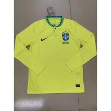 22-23 Brazil home long sleeves
